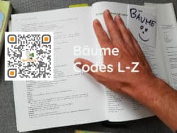 QR-Code auf Wildkräuterbuch