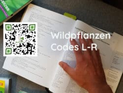 QR-Code auf Wildkräuterbuch