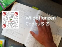 QR-Code auf Wildkräuterbuch